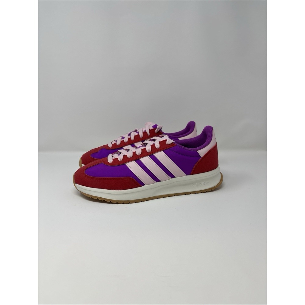Adidas Run 70s 2.0 J Unisex Kids Sneakers Purple/Red/Pink US 7 JQ9591 Brand New